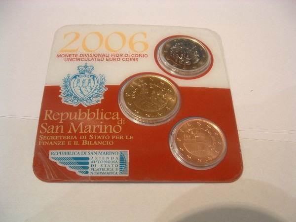 (afbeelding voor) Mini kit San Marino 2006 BU